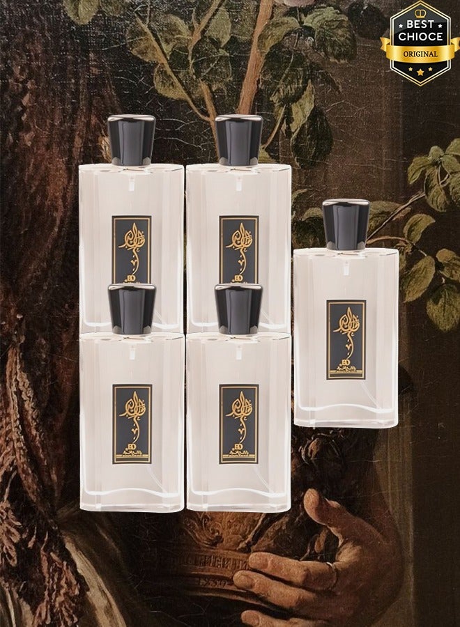 Banafa 5 Pieces Al Khalid Perfume 100ml EDP - Image 1