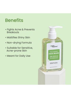 Earth Rhythm 2% Salicylic Acid Face Wash For Oily And Acne Prone Skin Anti Acne Face Cleanser Men & Women 150Ml  - Image 2