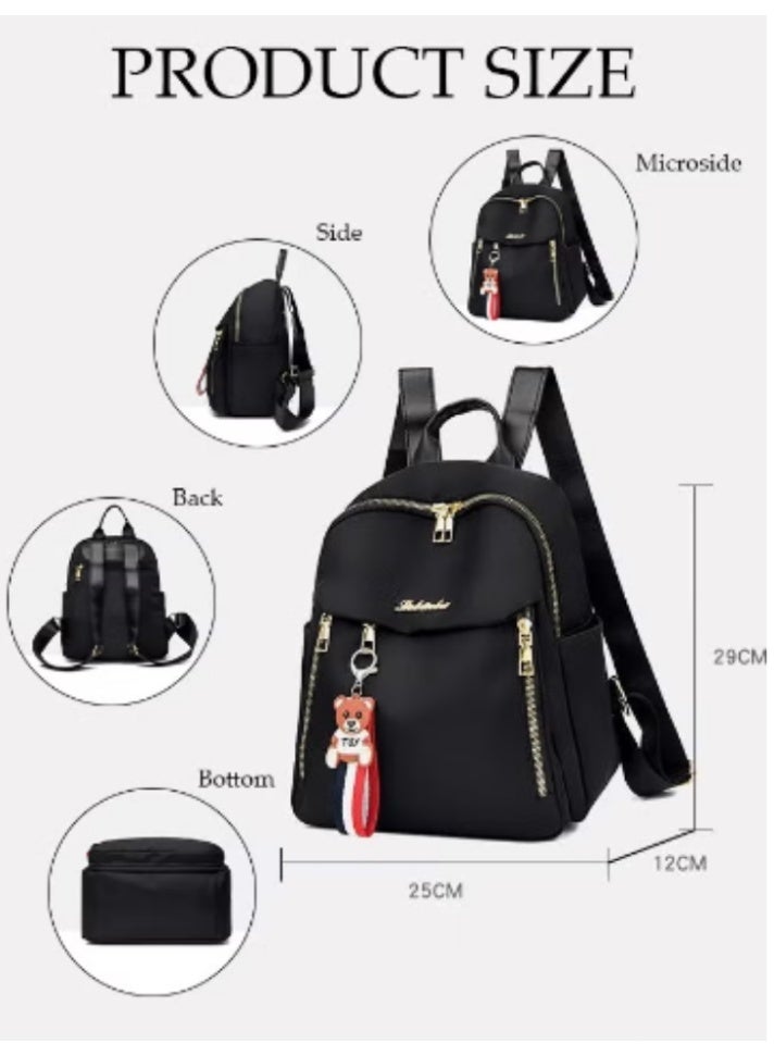 DUNISO New Women’s Mini Backpack | Bear Charm, Cute and Stylish - Image 2