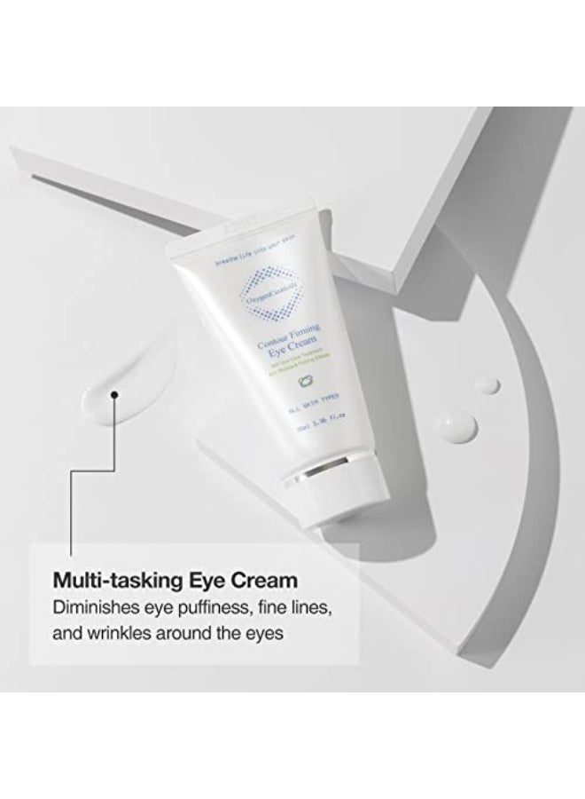 OxygenCeuticals Contour Firming Eye Cream Hydrating Firming Eye Cream for Puffiness Dark Circles Fine Lines Wrinkles Korean Skincare for Delicate Eye Area 236 fl oz 70ml - Image 3