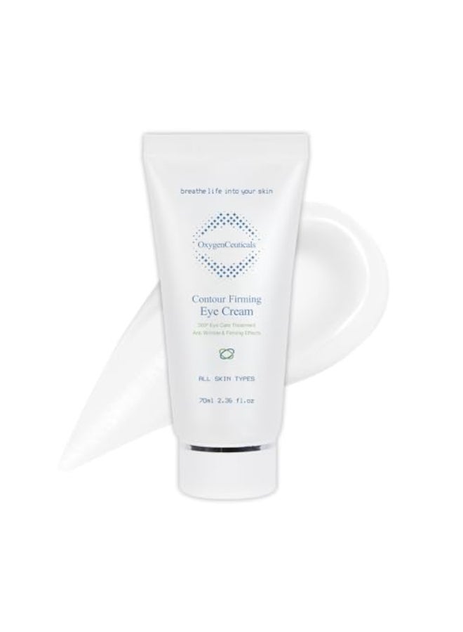 OxygenCeuticals Contour Firming Eye Cream Hydrating Firming Eye Cream for Puffiness Dark Circles Fine Lines Wrinkles Korean Skincare for Delicate Eye Area 236 fl oz 70ml - Image 1