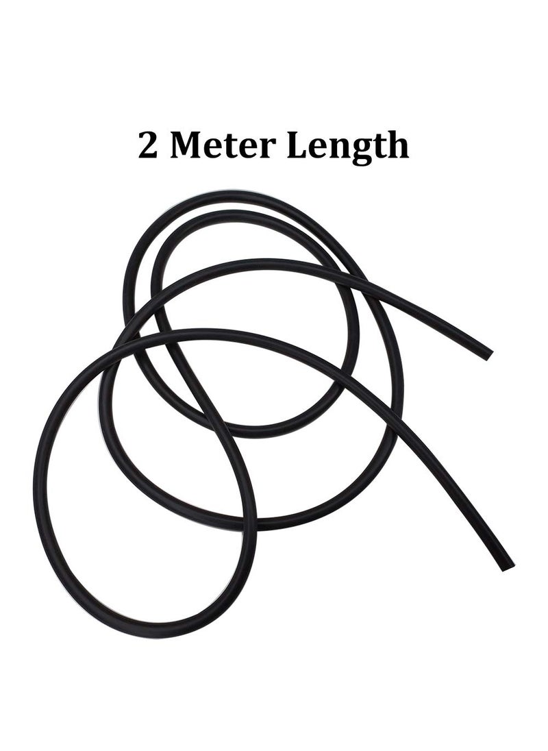 BUENNUS Car Windshield Washer Hose Connector Kits,2 Meters (6.5ft) in Length Universal Washer Fluid Hose Washer Tube Replacement Windshield Jet Spray Wiper Nozzle Connect to Water Pump with 4pcs Connectors  - Image 2