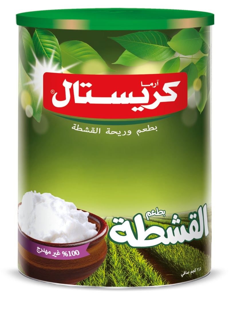 كريستال سمن نباتي بطعم القشطة، 2.5 كجم
