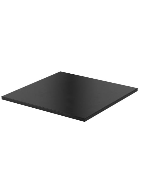 TechnologyLK 316 Thick Incredibly Soft 12 x 12 Black Wear Resistant Polyurethane Rubber Sheet with Plain Back Durometer 30OO 