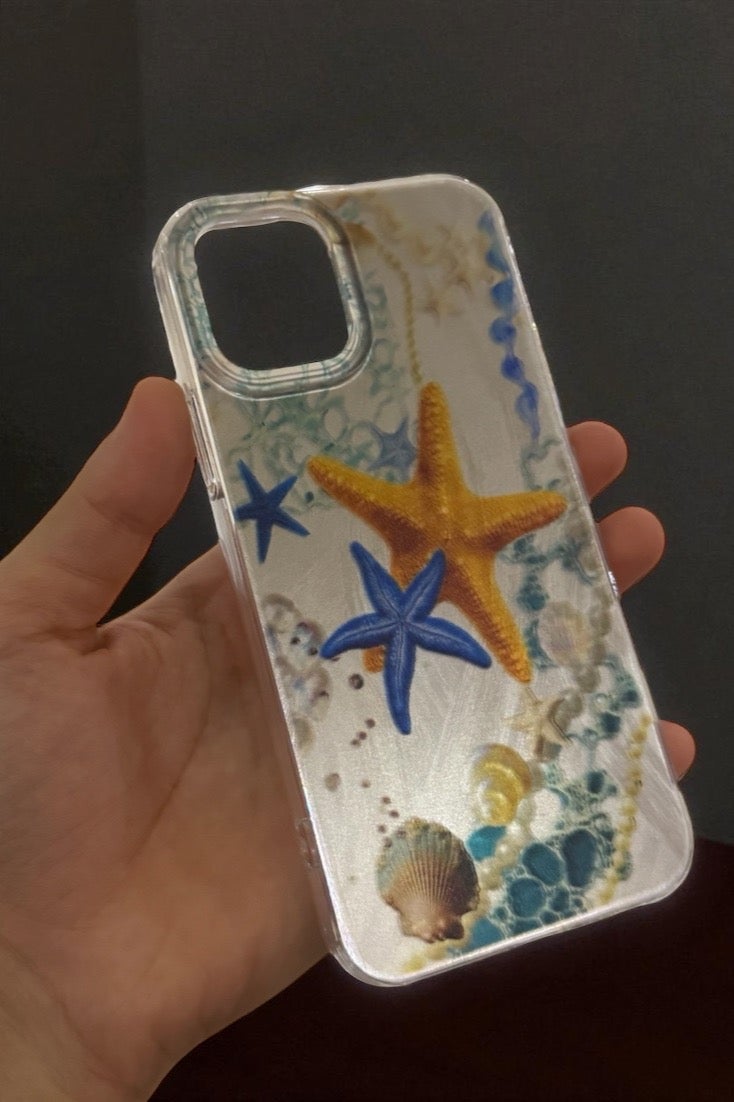 Elegance Iphone Case Cover For Iphone 11 Pro Anti-Slip With Amazing Starfish Design - Image 2