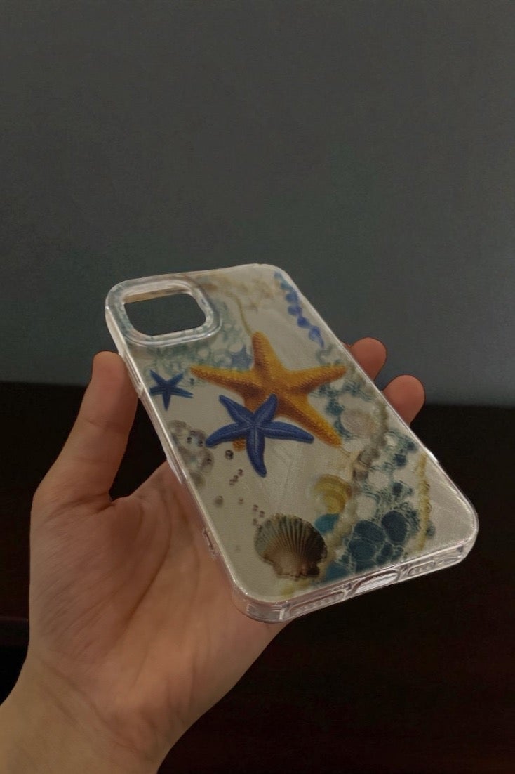 Elegance Iphone Case Cover For Iphone 11 Pro Anti-Slip With Amazing Starfish Design - Image 3