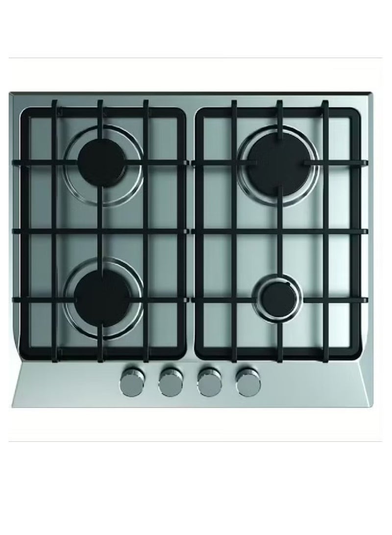 Fresh Built-in Gas Hob 60 cm Silver Stainless Steel Model 8868