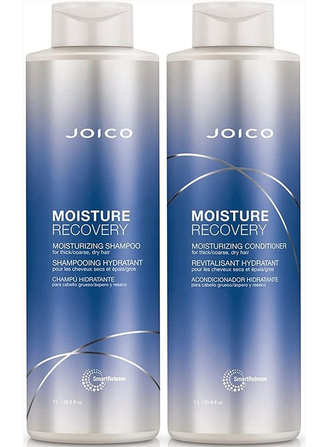 JOICO شامبو وبلسم استعادة الرطوبة، 33.8 أونصة سائلة (عبوة من 2) - Image 1