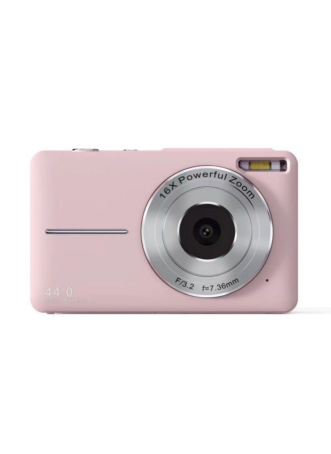 Generic DC403 HD Digital Camera Campus HD Small Student Entry-level Portable Card Machine CCD Camera-Body Color:Pink Fixed Focus  - Image 4