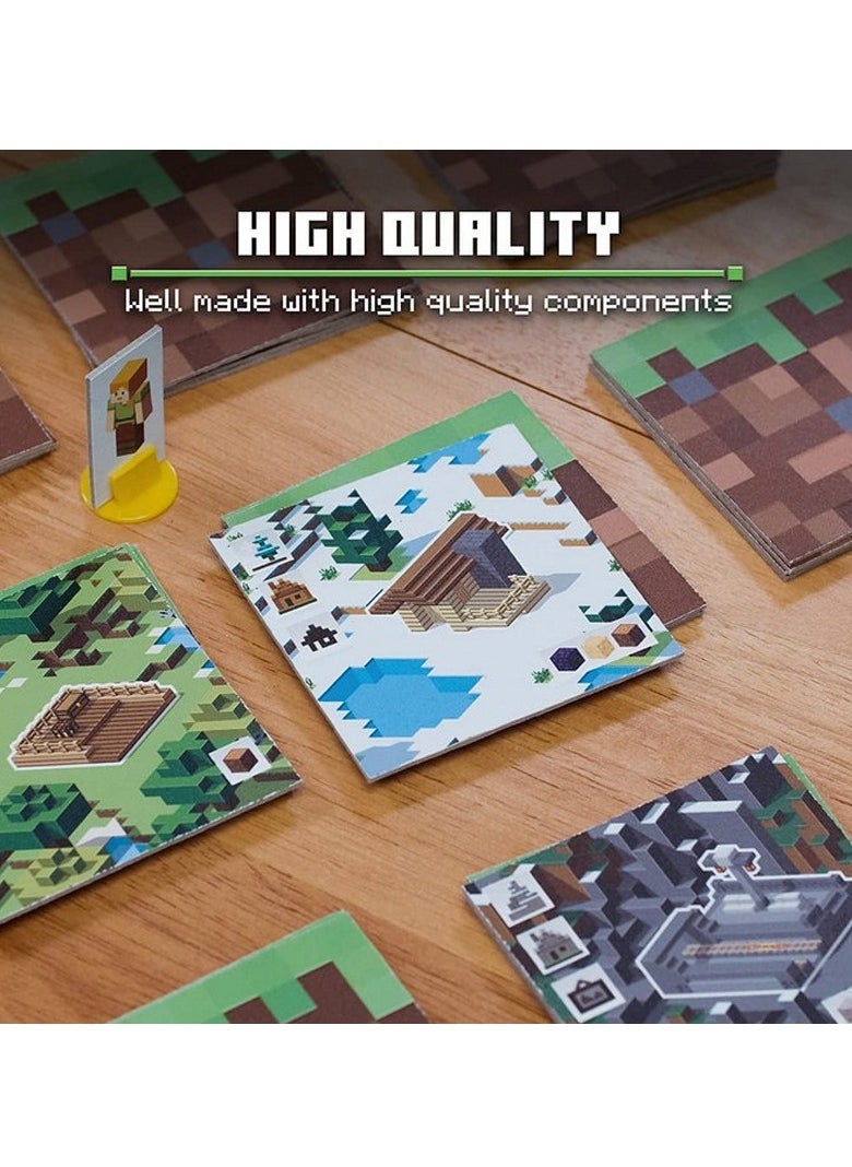 Ravensburger - Minecraft Builders & Biomes - Board game based on the famous video game - Strategy game - Suitable for ages 10 and up