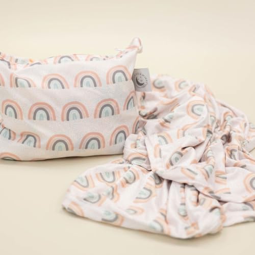 Beddy's Kids Travel Blanket for Airplane or Car, Packable with Portable Carrying Case Bag, Super Soft & Cozy Dual-Sided Lightweight Blanket, Perfect for Travelers, Road Trips and Camping - Image 1