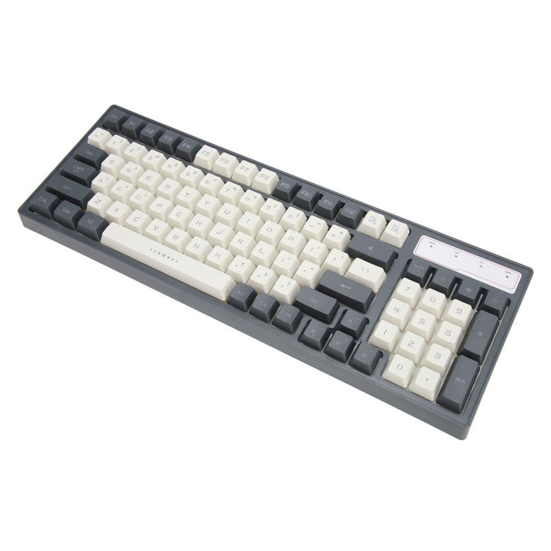 HYSJ RGB Gaming Keyboard 96 Key USB Wired Membrane - Ergonomic Design with 14 LED Backlit Modes - for PC Windows Office - Image 5
