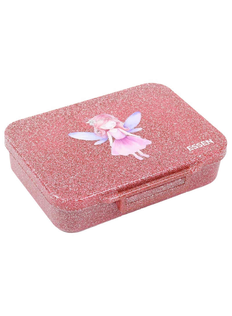 ESSEN Tritan Bento Lunch Box for Kids Girls - Pink Glitter - Image 2