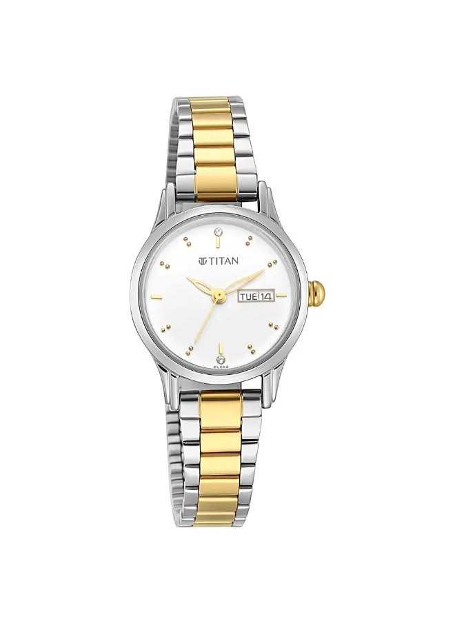TITAN Women's Analog Round Shape Metal Wrist Watch - 2656BM01 - 32 Mm  - Image 1