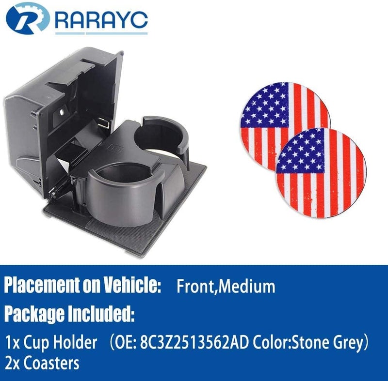RARAYC In-Dash Cup Holder for Ford Super Duty - Image 3