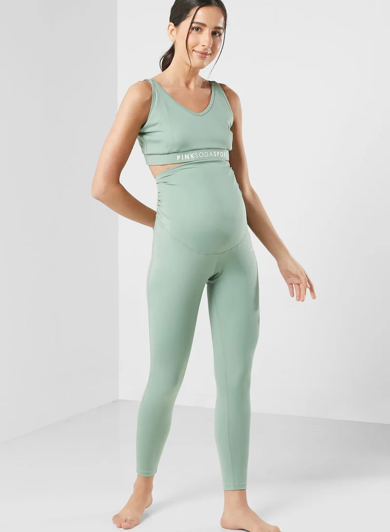 Pink Soda Maternity Poly Elastine Tights