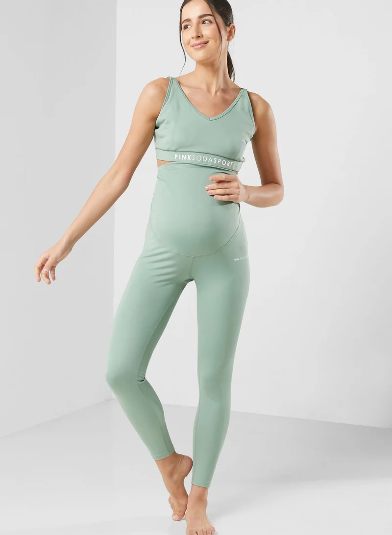 Pink Soda Maternity Poly Elastine Tights