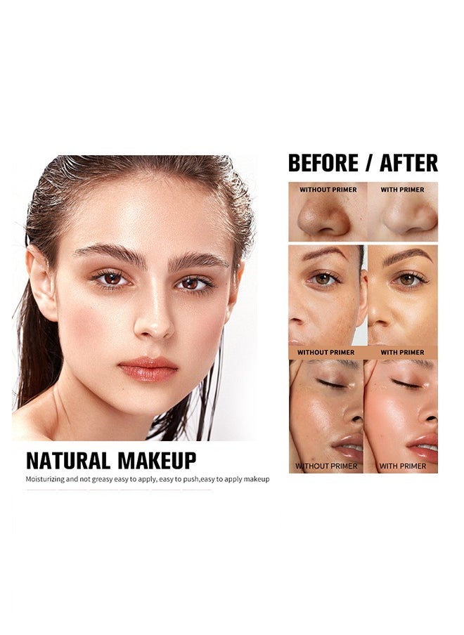 Fit Colors Photo Finish Smooth and Blur-Hydrating ، جل Pre Pre Makeup التمهيدي للمسام ، برايمر قوي ، كريم عزل المسام Shrink Concealer Cream المسام غير المرئية ، ترطيب دائم لتوحيد لون البشرة لجميع مكياج الوجه الت  - Image 4