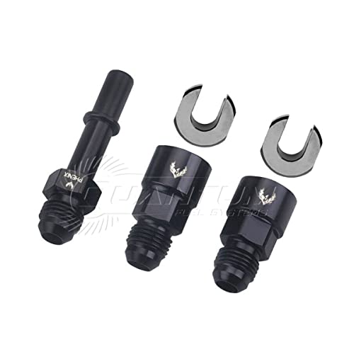 HFP QFS-FTK-AN8 Quantum Fuel Rail Line Fitting Kit Replacement For Corvette LS1 Fuel Filter/Regulator -8AN - Image 4