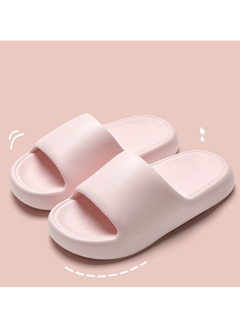 نعال الحمام الداخلي المقعر السميك/اللون الوردي الصيفي - Image 2