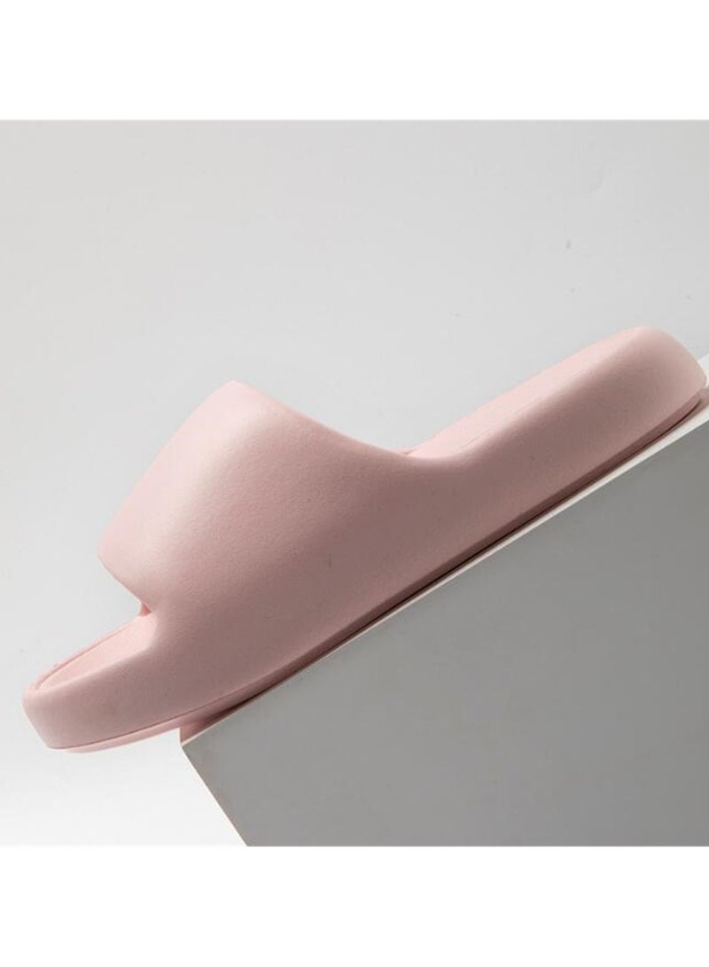 نعال الحمام الداخلي المقعر السميك/اللون الوردي الصيفي - Image 5