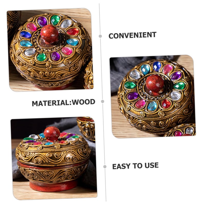 Elegant Floral Jewelry Box Desktop Organizer For Necklaces Earrings And Delicate Items - Image 3