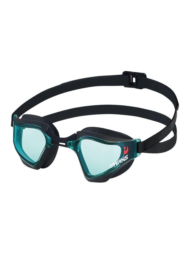 SWANS Valkyrie SR-72N PAF AB Green, Swimming Goggles With Curved Lenses For Increased Performance And Enhanced Wide View, World Aquatics Approved - Image 1