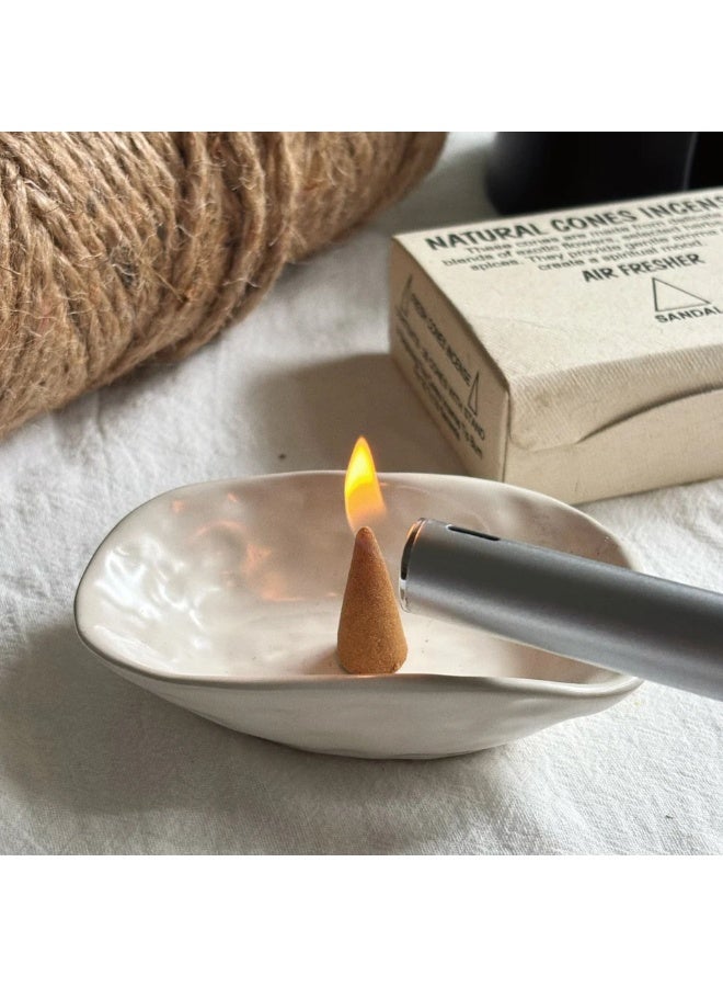 Aromancy Rose Incense Cones Set, 1 Box Natural Handmade Oud Incense Cones ( about 25pcs ) , Long Lasting Floral Aroma for Meditation, Prayer, Yoga, Home Fragrance & Relaxation - Image 2