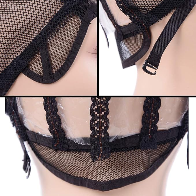 yantaisiyu 2 pcslot Wig Caps for Making Wigs with Elastic Band on the Back Easy Weaving Wig Caps with Plastic Black S 21 inch