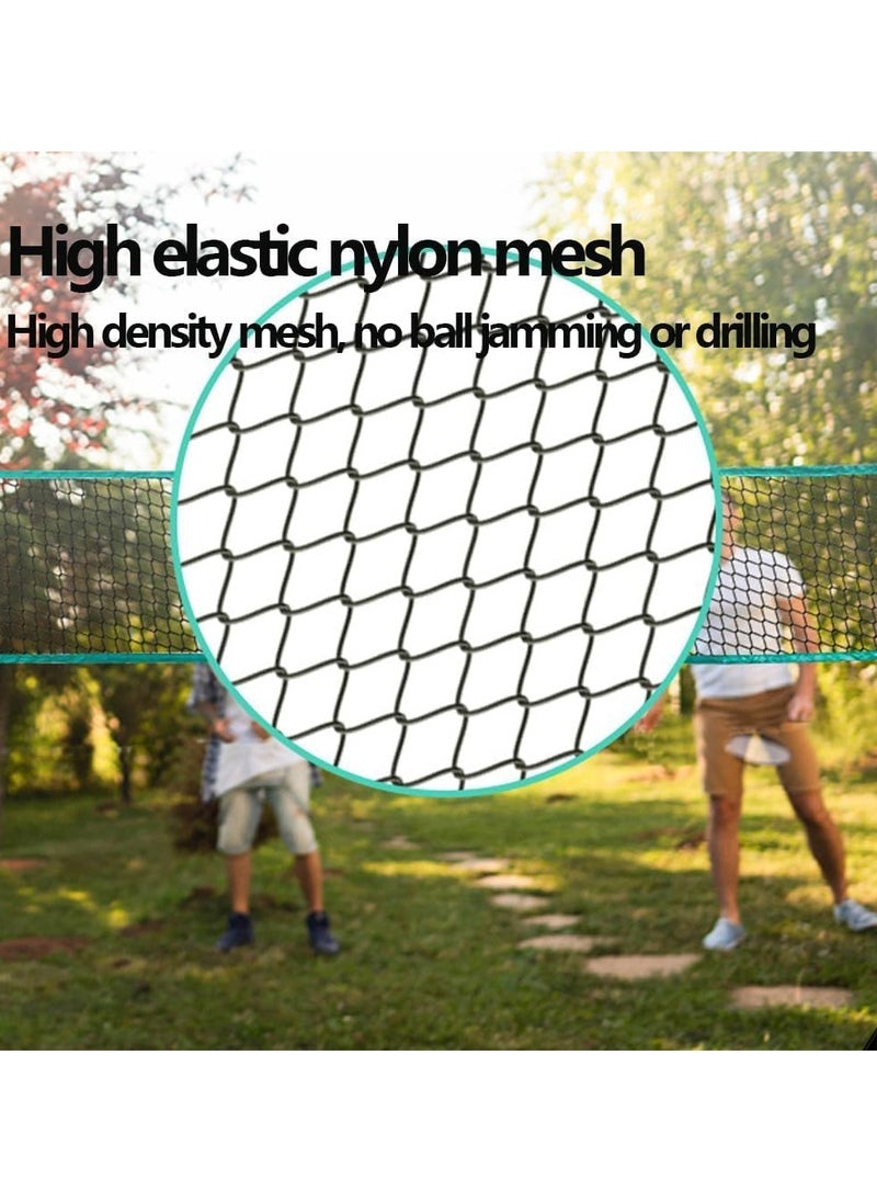 founder Badminton Set, Badminton Sets for Backyards, Portable Badminton Net Set with 2 Badminton Rackets 2 Shuttlecocks,10x5ft Net, Storage Base, Easy Setup for Backyard Combo Complete Badminton Set  - Image 3