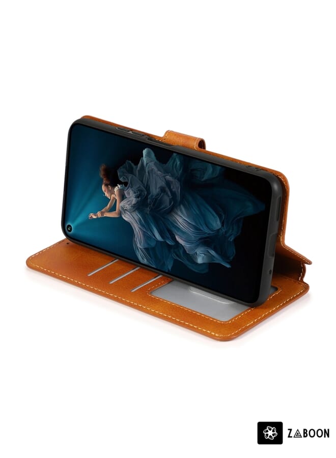 Zaboon Protective Case For Honor 20 Pro Shockproof PU + TPU Leather - Image 5