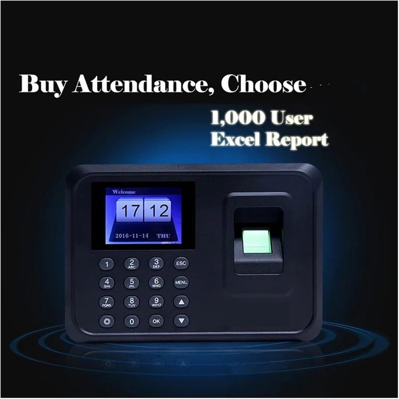 Remote area delivery Clocking in Machine, Time Clock,Fingerprint Attendance Machine A01 Punch Card Machine Fingerprint Type Work Sign-in Machine Fast & slow shipment compatible Cross part assemble fit Multi-goal comprehensive design Global light sturdy raw material Elegant upgraded practical design Multi-demand compliant quality Flexible purchase choices Widely used design Affordable purchase options Upgraded general material Fixed & portable compatible Sufficient order stock KSA market compliant quality Wear resistant Repeated use resistant selected material Multi-source stock guarantee Fault optimized construction Strategic warehouse site Desert area eligible deliver Low wear optimized build Carefully selected solid material Light sturdy raw material Long lasting universal build Multi item matching - Image 3