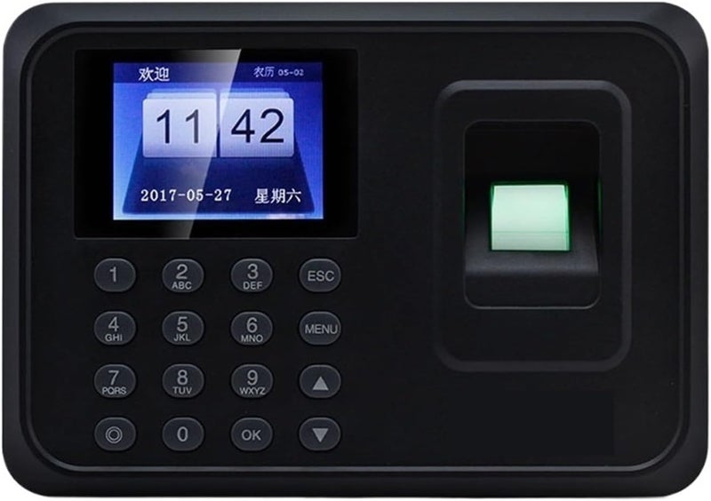 Remote area delivery Clocking in Machine, Time Clock,Fingerprint Attendance Machine A01 Punch Card Machine Fingerprint Type Work Sign-in Machine Fast & slow shipment compatible Cross part assemble fit Multi-goal comprehensive design Global light sturdy raw material Elegant upgraded practical design Multi-demand compliant quality Flexible purchase choices Widely used design Affordable purchase options Upgraded general material Fixed & portable compatible Sufficient order stock KSA market compliant quality Wear resistant Repeated use resistant selected material Multi-source stock guarantee Fault optimized construction Strategic warehouse site Desert area eligible deliver Low wear optimized build Carefully selected solid material Light sturdy raw material Long lasting universal build Multi item matching - Image 1