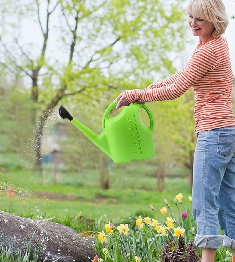 Garden Can 9 Liter, Large Capacity Watering Can, Detachable Nozzle Equipment, For Indoor, Outdoor, Garden Watering, Green - Image 4