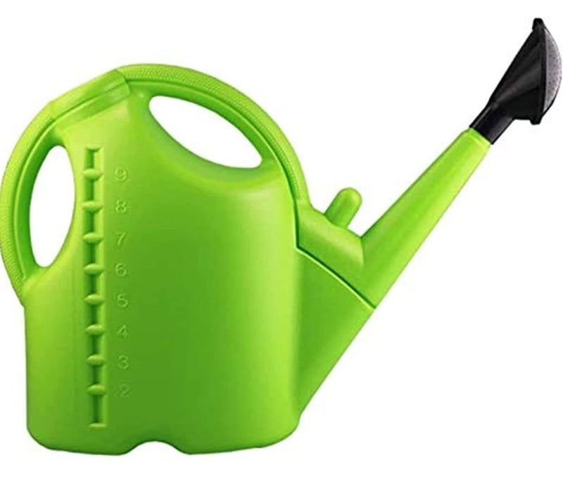 Garden Can 9 Liter, Large Capacity Watering Can, Detachable Nozzle Equipment, For Indoor, Outdoor, Garden Watering, Green - Image 1
