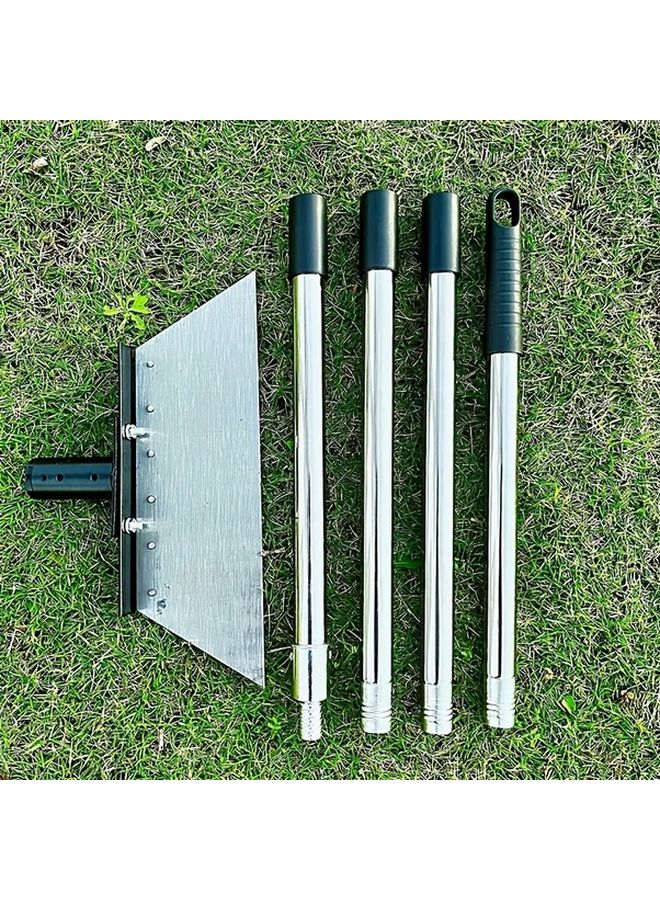 Garden Cleaning Shovel Heavy Duty Adjustable Handle Outdoor Yard Spade For Lawn Snow Digging - Image 3