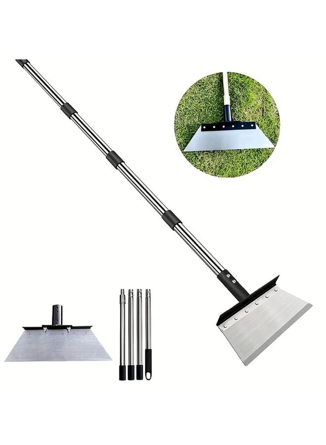 Garden Cleaning Shovel Heavy Duty Adjustable Handle Outdoor Yard Spade For Lawn Snow Digging - Image 1