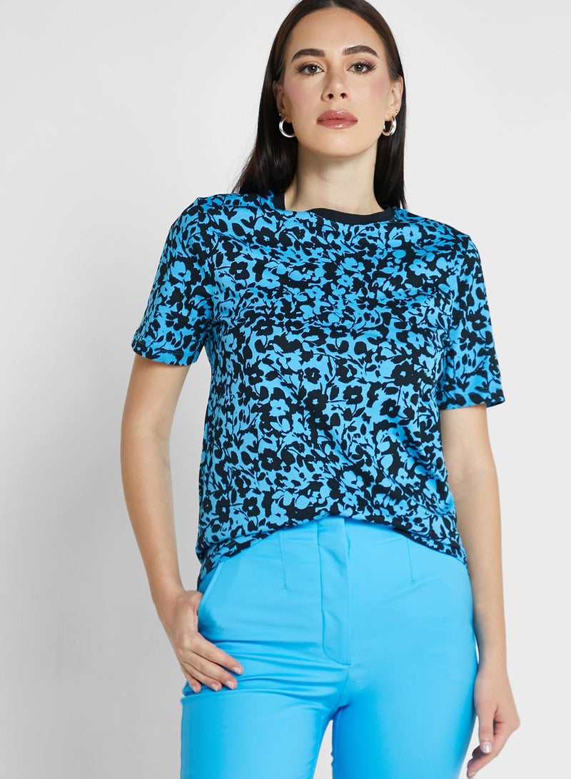 Marks & Spencer Pure Cotton Slogan Everyday Fit T-Shirt - Image 1