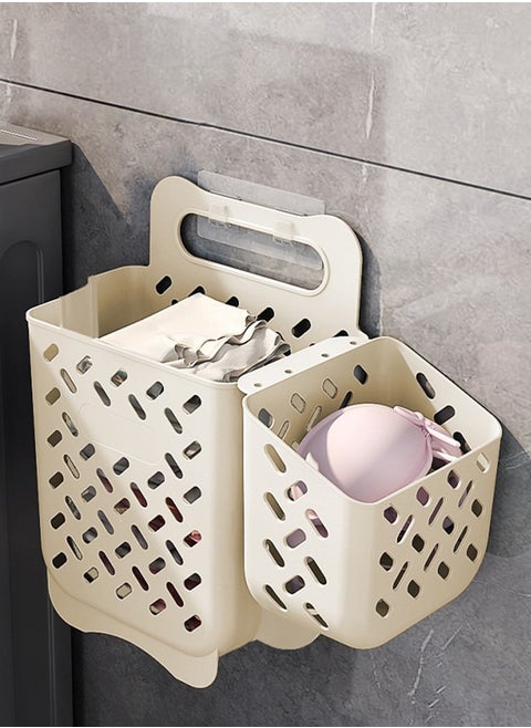 2 Pcs Wall Mountable Laundry Baskets