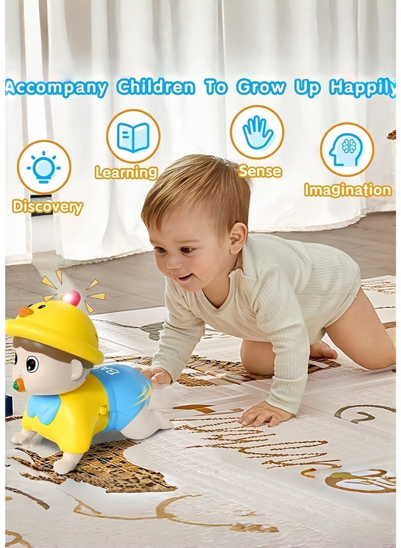 JoyousSto Baby Crawling Toy with Music and Lights,Head-up Exercises for Toddlers, Boys & Girls - Image 2