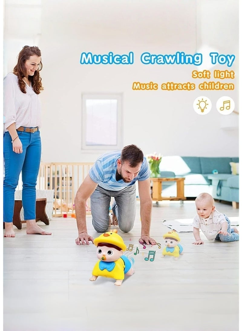 JoyousSto Baby Crawling Toy with Music and Lights,Head-up Exercises for Toddlers, Boys & Girls - Image 3
