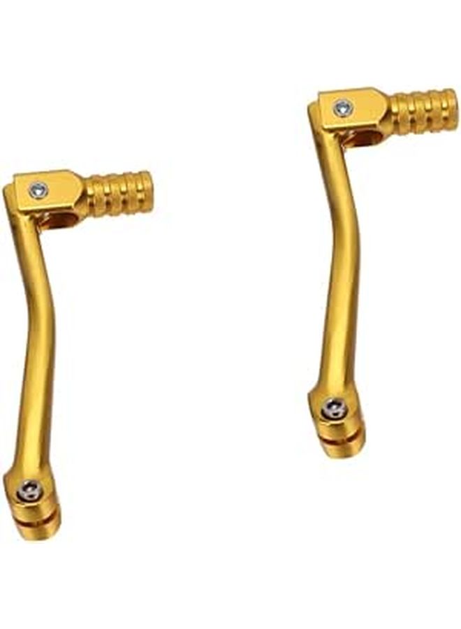 2Pcs CNC Aluminum Motorcycle ATV Dirt Bike Folding Gear Shift Lever Easy Installation - Image 1