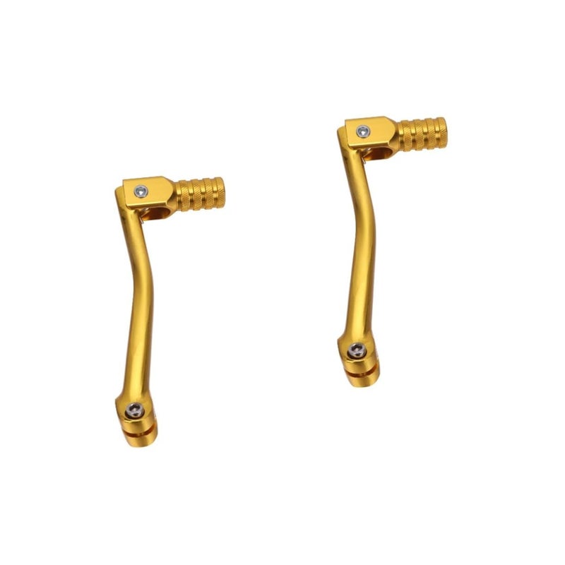 2Pcs CNC Aluminum Motorcycle ATV Dirt Bike Folding Gear Shift Lever Easy Installation - Image 2