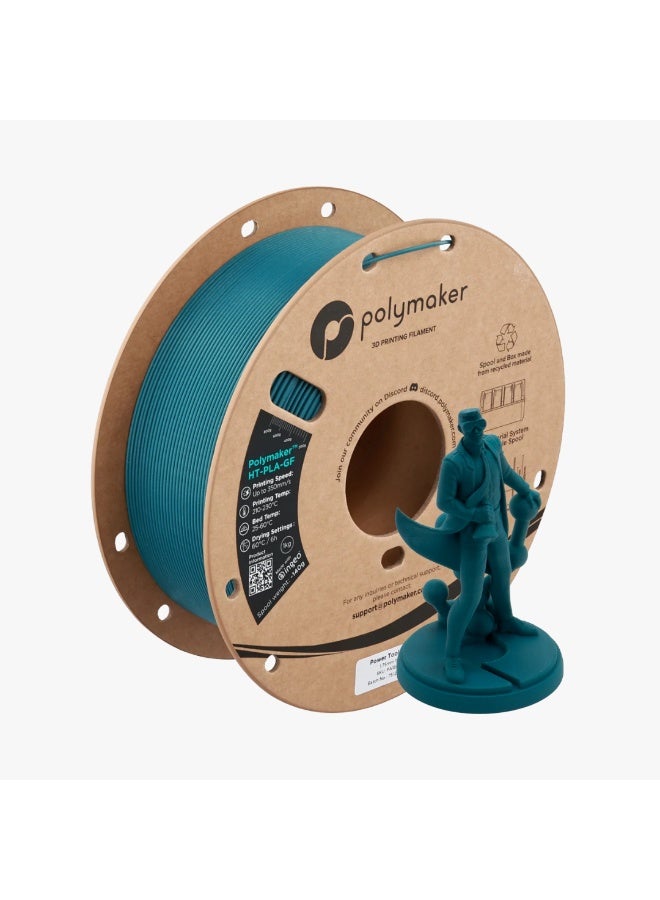 Polymaker HT-PLA-GF Power Tool Teal Filament 1.75mm