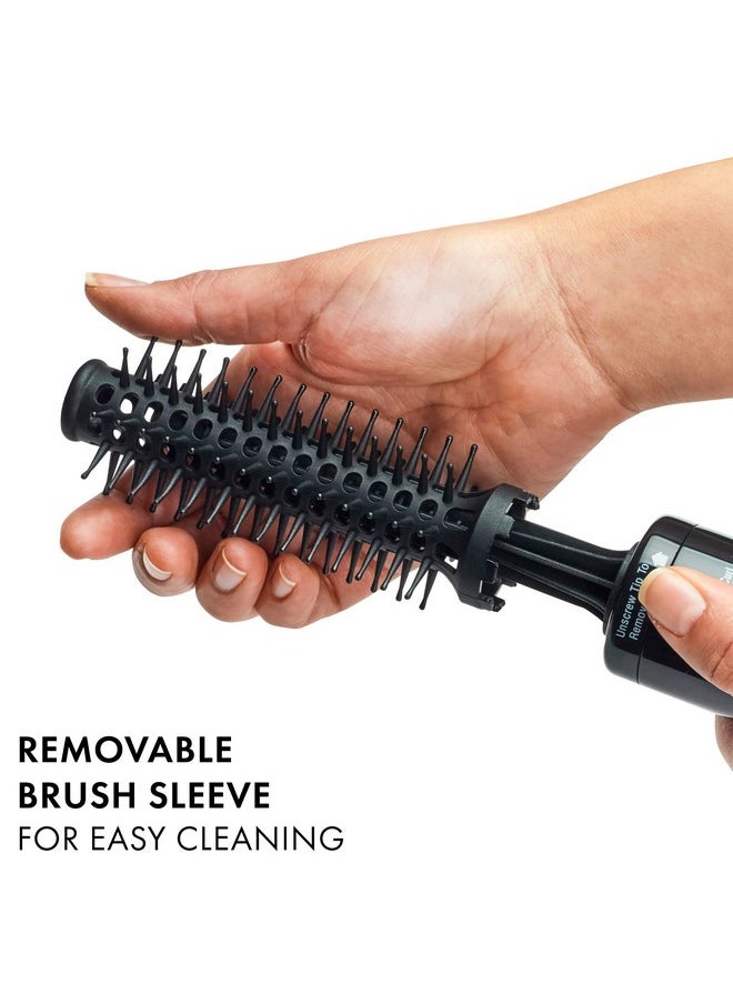 Hot Tools - Hot Tools Pro Artist Hot Air Styling Brush | Style, Curl and Touch Ups (1”) Black - Image 1