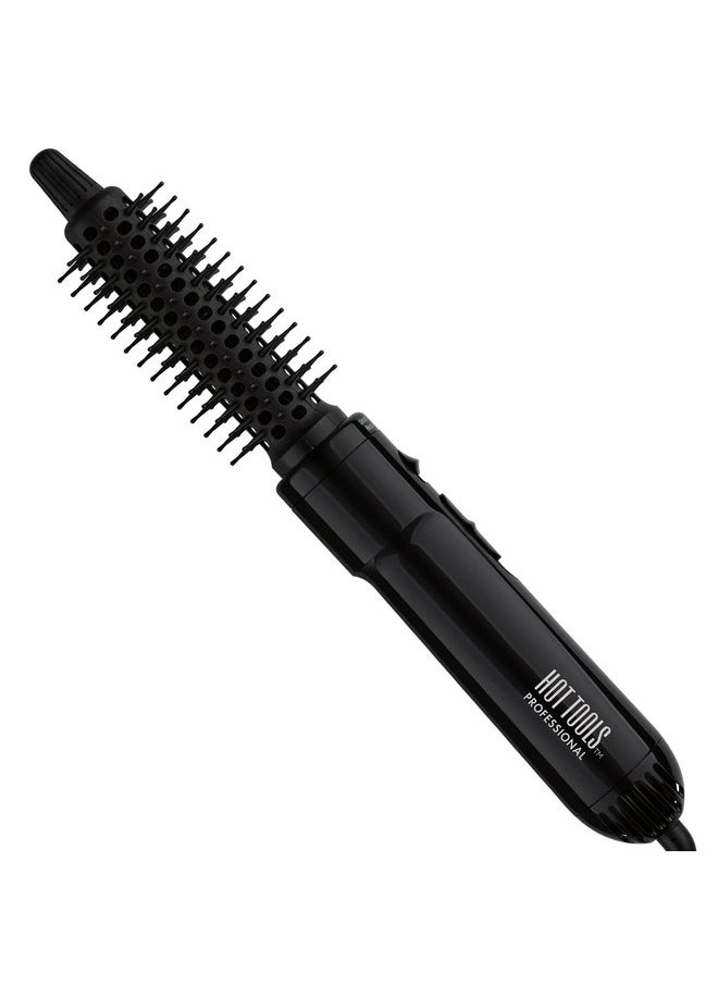Hot Tools - Hot Tools Pro Artist Hot Air Styling Brush | Style, Curl and Touch Ups (1”) Black - Image 1