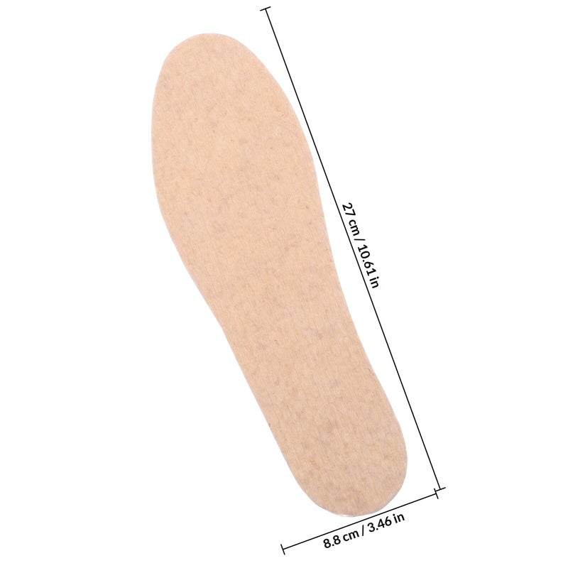 Wood Pulp Insoles For Men 20 Pairs Size 44 Breathable Anti Odor Non Slip - Image 3