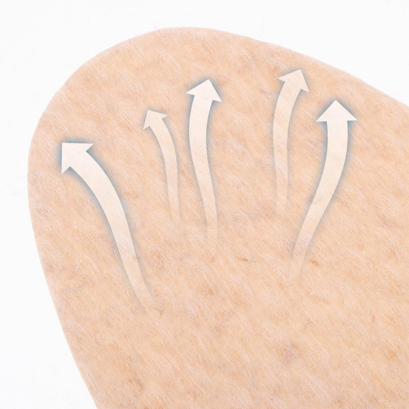 Wood Pulp Insoles For Men 20 Pairs Size 44 Breathable Anti Odor Non Slip - Image 4