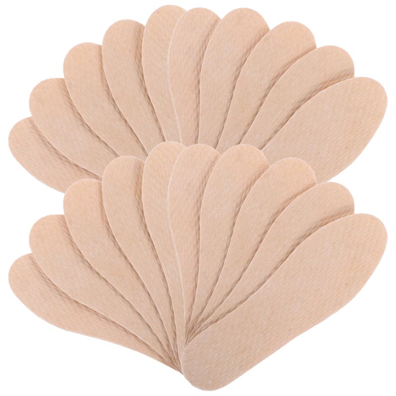 Wood Pulp Insoles For Men 20 Pairs Size 44 Breathable Anti Odor Non Slip - Image 2