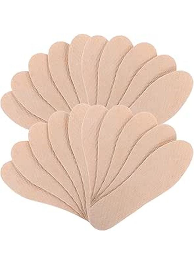 Wood Pulp Insoles For Men 20 Pairs Size 44 Breathable Anti Odor Non Slip - Image 1